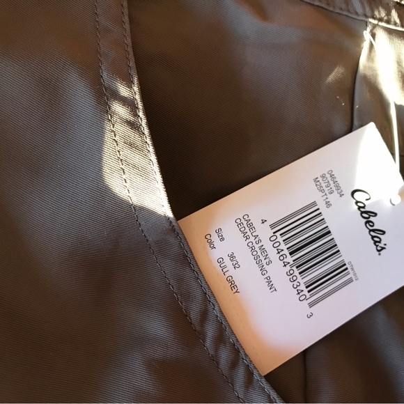 Men’s Cabela’s Cedar Crossing Pant -  NWT. Never worn. 36/32 - Picture 6 of 10